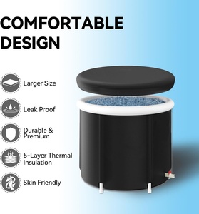 Chufang Hot Bán <span class=keywords><strong>5</strong></span> lớp di động Ice Pod nước lạnh ngâm phục hồi di động Băng bồn tắm Băng bồn tắm cách nhiệt - Product Image 2