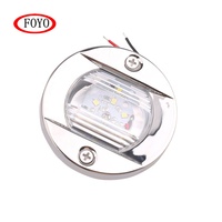 FOYO Best Seller 304SS Stern Navigation Light IP66 2NM 12V Lampe LED ronde rectangulaire SMD2835 pour bateaux à moins de 20m
