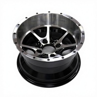 Nouvelles jantes en alliage d'aluminium pour voiturette de golf OE Silver ATV 12-14 pouces PCD 4*110