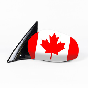 Ensemble de 3 housses de capot et de rétroviseurs de voiture en polyester Heysey 2026 Sport Party Canada Flag - Product Image 4