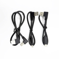 Câble d'imprimante USB personnalisé à 90 degrés, Type A vers B, angle droit/gauche, USB 2.0, mâle A vers mâle B coudé vers le haut, pour imprimante et scanner
