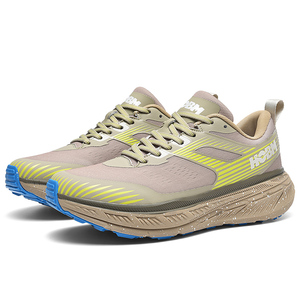 Men's Lightweight Breathable Anti-Slip Stylish Sporty Lace-up Running Shoes Low-Cut Durable Rubber <b>Sole</b> Comfortable Textile - Product Image 2
