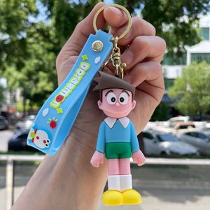Porte-clés personnalisé <span class=keywords><strong>Doraemon</strong></span>, <span class=keywords><strong>Nobita</strong></span>, Shizuka, Kofu, Tigre Géant, poupée, pendentif de sac, porte-clés de voiture, figurine à collectionner - Product Image 5