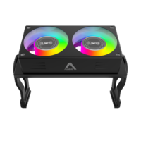 Ventilateur de refroidissement à mémoire de forme ALSEYE, nouveau design, couleur noire, pour PC de jeu DIY, DDR DDR2 DDR3 DDR4 DDR5