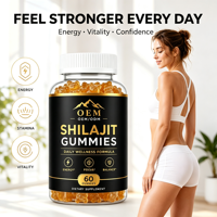 Gummies de Shilajit pour la santé cognitive, la concentration, la clarté mentale, la mémoire, le soutien immunitaire et l'équilibre hormonal