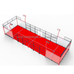 Cancha Panorámica <span class=keywords><strong>Individual</strong></span> de <span class=keywords><strong>Padel</strong></span> para Exteriores, Cancha De <span class=keywords><strong>Padel</strong></span> De Acero, Juego Completo para Paddle Personal - Product Image 1