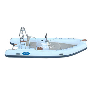 Haide CE - Bote Neumático de Fibra de Vidrio de Lujo de 19 pies, <span class=keywords><strong>520D</strong></span>, Tabla de Surf a Gasolina, Moto Acuática, Bote Pontón Seadoo con Motores, Moto Acuática Eléctrica - Product Image 2