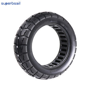 Neumático Sólido de 10 Pulgadas para <span class=keywords><strong>Patinete</strong></span> Eléctrico Kugoo G-Booster G2 Pro, Rueda Delantera y Trasera, 10*2.7-6.5 10*2.75, Neumático de Goma con Diseño de Panal - Product Image 2