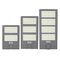 Lampu Jalan Tenaga Surya All-in-One Super Terang 400W-800W 5050 SMD LED Baterai LiFePO4 IP65 Tahan Air ABS untuk Jalan Taman Parkir