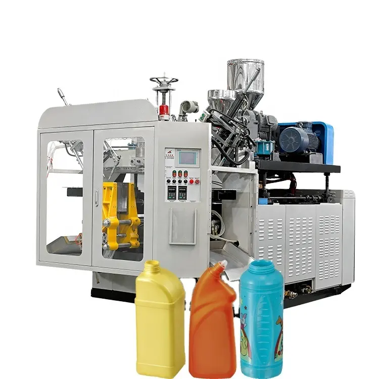 Plants and vegetable oil plastic new automatic jerry can drum blow molding machine for making laundry bottle