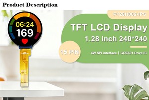 Polcd круглый 240*240 1,28 1,3 дюймов сенсорный Tft ЖК-дисплей SPI интерфейс GC9A01 Драйвер IC IPS экран - Product Image 5