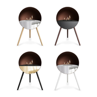 Nouveau Design Cheminée de Table à Éthanol Portable sans Fumée pour Intérieur, Grand Chauffage en Métal, pour Villa, Appartement et Hôtel