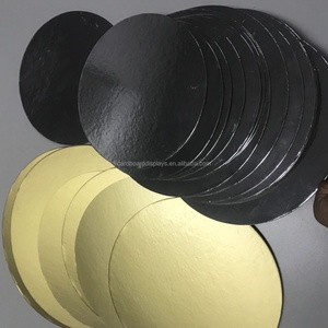 Base Redonda de Cartón Gris Plateado con Diseño Impreso en Relieve para Decoración de Pasteles - Product Image 5