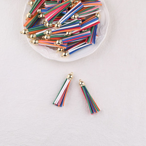 Colgante de Borla de Terciopelo Colorido de 5cm, Material para Manualidades, Adorno para Bolsos, Teléfonos, Llaveros, Accesorios de Joyería Hechos a Mano - Product Image 3
