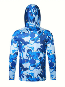 Oem ODM phát ban bảo vệ người đàn ông thăng hoa <span class=keywords><strong>in</strong></span> <span class=keywords><strong>Spandex</strong></span> phát ban bảo vệ phòng tập thể dục lướt sóng Rashguard Áo sơ mi Mens câu cá mặt trời bảo vệ quần áo - Product Image 4