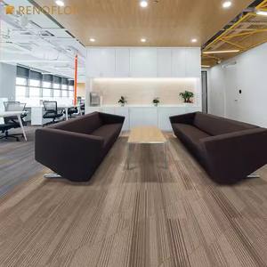 OEM y ODM personalizado PVC Royalty alfombra azulejos corte pila polipropileno lavable características para oficina Hotel uso grado comercial - Product Image 3