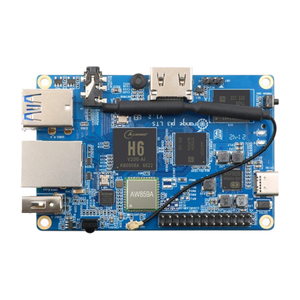 Orange Pi 3 LTS - 2GB RAM/8GB eMMC, Allwinner H6, WiFi <span class=keywords><strong>5</strong></span> + BT <span class=keywords><strong>5</strong></span>.0, Alimentação USB-<span class=keywords><strong>C</strong></span> - Product Image 1