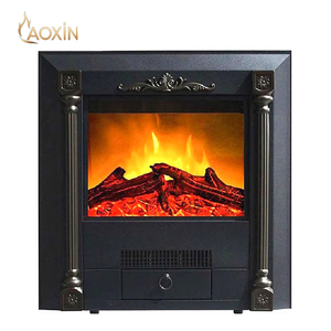 <span class=keywords><strong>Chimenea</strong></span> <span class=keywords><strong>eléctrica</strong></span> de estilo europeo/americano hecha a medida con elemento de hogar decorativo de llama simulada elemento de calefacción integrado - Product Image 1