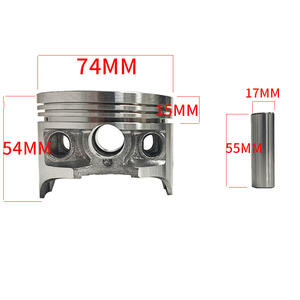Accesorios para Motos, Anillos de Pistón de Cilindro de Motocicleta, Aleación de Aluminio Clase A para TRX300EX Sportrax 300 2x4, Kit de Pistón - Product Image 2