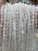Vente en gros de perles de pierre de forme irrégulière de 6 à 8 mm, perles de pierre d'agate améthyste en forme de copeaux, perles de pierres précieuses pour la fabrication de bijoux