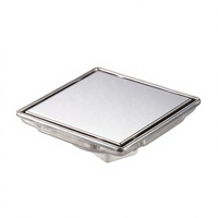 Nouveau design – Siphon de douche carré en acier inoxydable à insérer dans les carreaux, anti-refoulement, anti-odeur, accessoires de salle de bain