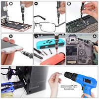 Jeu de tournevis de précision 115 en 1 outils à main de réparation électronique Micro forets magnétiques pour iPhone PC Mac Console de jeu bricolage