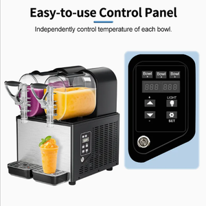 Nouvelle machine à slush commerciale <span class=keywords><strong>Feter</strong></span> 5L haute performance 220V en ABS de qualité alimentaire écologique pour cafés et stands de rue - Product Image 4