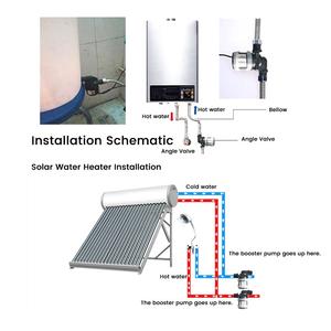 DC 12V 24V moteur <span class=keywords><strong>solaire</strong></span> sans brosse pompe à eau chauffe-eau <span class=keywords><strong>douche</strong></span> chauffage par le sol pompe de surpression Micro pompe à eau Submersible - Product Image 5