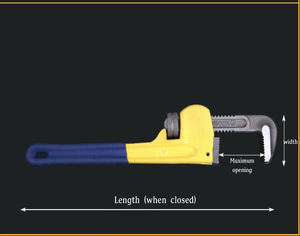 Heavy Duty Industrial Grade Carbon Steel Straight Pipe <b>Wrench</b> OEM 6inch-48inch - Product Image 5