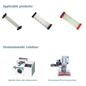 Machine de découpe et de pressage de câbles à ruban IDC entièrement automatique AC220/50Hz pour câbles 10-40 broches - Product Image 2