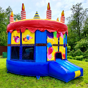 Wholesale commercial party jumpers bounce <b>house</b> <b>inflatable</b> birthday cake bouncy castle for kids - Product Image 1