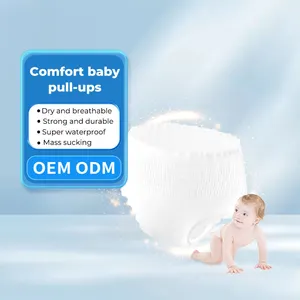 Factory direct sales of baby diapers, dry and breathable disposable Pampering pull-up pants