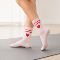 Chaussettes de yoga antidérapantes pour femmes, chaussettes de Pilates respirantes, chaussettes de danse et de fitness, chaussettes de yoga personnalisées avec logo