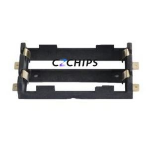 BH-18650-B1BA007 Button & Strip Battery Connector SMD Connector Battery Case Phosphor Bronze Gold - Product Image 1