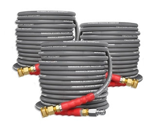 Manguera rociadora de alta presión para lavado de coches con alambre de acero HDPE de goma profesional de 50m al por mayor - Product Image 4