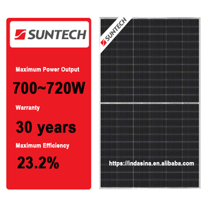 Suntech Solar Ultra X Pro 700-720W Suntech Panneau solaire 700W 705W 710W 715W 720W Suntech N Type Topcon double panneau bifacial en verre - Product Image 1