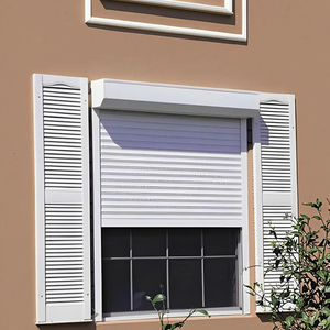 Nhà Máy Bán buôn Châu Âu thiết kế bên ngoài kim loại Hidden cán cửa chớp <span class=keywords><strong>Windows</strong></span> bền hợp kim nhôm cho sử dụng ngoài trời - Product Image 3