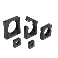 Support de montage universel en nylon PA6, pince pour conduit de câble, conduit flexible résistant aux acides/à la corrosion, tube ondulé électrique