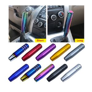 LOGO personalizzato manuale universale 13cm/18cm in alluminio cromato al <span class=keywords><strong>Neon</strong></span> JDM pomello del cambio auto da corsa pomello del cambio - Product Image 1