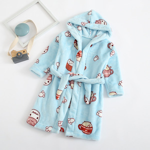 Accappatoio in Flanella a Forma di Animale Carino, Pigiama Morbido per Bambini, Vendita Calda, per Ragazzi e Ragazze, Autunno Inverno - Product Image 4