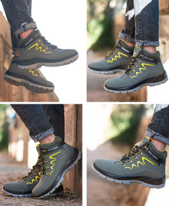 Fabricant <span class=keywords><strong>personnalisable</strong></span> acier orteil antistatique antidérapant imperméable en cuir résistant aux coups <span class=keywords><strong>de</strong></span> couteau s3 chaussures <span class=keywords><strong>de</strong></span> sécurité pour hommes - Product Image 6