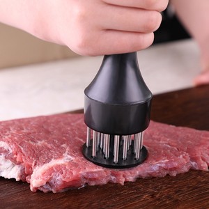 Ablandador de carne <span class=keywords><strong>Aguja</strong></span> de acero inoxidable Ultra Sharp 20 cuchillas Ablandador de carne Herramienta para ablandar pollo Carne Bistec <span class=keywords><strong>Ternera</strong></span> y Po - Product Image 4
