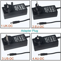 Adaptateur d'alimentation universel UK 3 broches vers DC 5,5 mm x 2,1 mm pour ordinateur portable et caméra CCTV