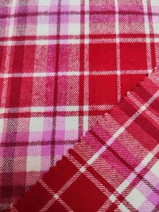 Woven Cotton <strong>Check</strong> 100%Cotton Yarn Dyed Flannel Brushed Yarn Dyed Plaid <strong>Check</strong> <strong>Fabric</strong>