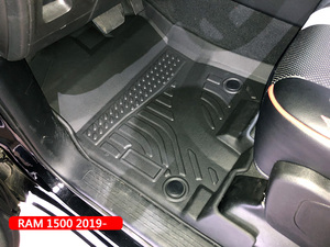 Pièces automobiles de luxe antidérapantes 3D TPE revêtements de sol de voiture pour Dodge RAM 1500 crewsaab <span class=keywords><strong>2019</strong></span>-2022 - Product Image 4