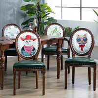 Chaises de salle à manger modernes de luxe à succès avec des motifs d'animaux créatifs, chaises de banquet adaptées aux restaurants, hôtels et cafés