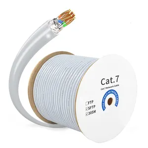 Cabo Ethernet Utp Ftp Sftp Cat6 Cat6a Cat7 Lszh PVC de jaqueta dupla cabo de rede Lan Shiled