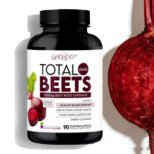 Cápsulas de Suplemento Herbal de Remolacha Más Vendidas, Apoya la Presión Arterial, la Circulación, la Salud del Corazón, Aumenta la Energía, para Adultos - Product Image 1