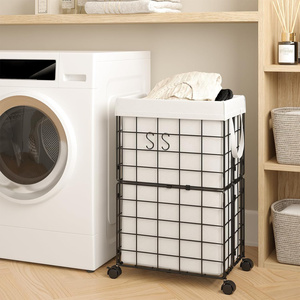 Lớn giặt cản trở với bánh xe gấp giặt cản trở khung sắt ráp giặt cản trở - Product Image 3