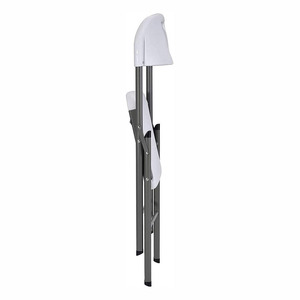 Chaise de jardin pliante en plastique blanche, légère, imperméable et économique pour l'extérieur, en gros - Product Image 5